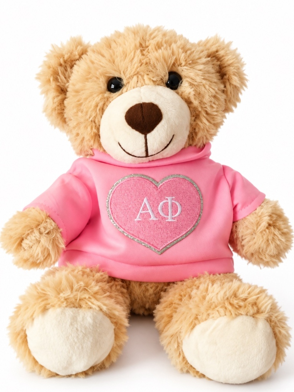 Custom Sorority Teddy Bear ♡ Pink Mock Neck